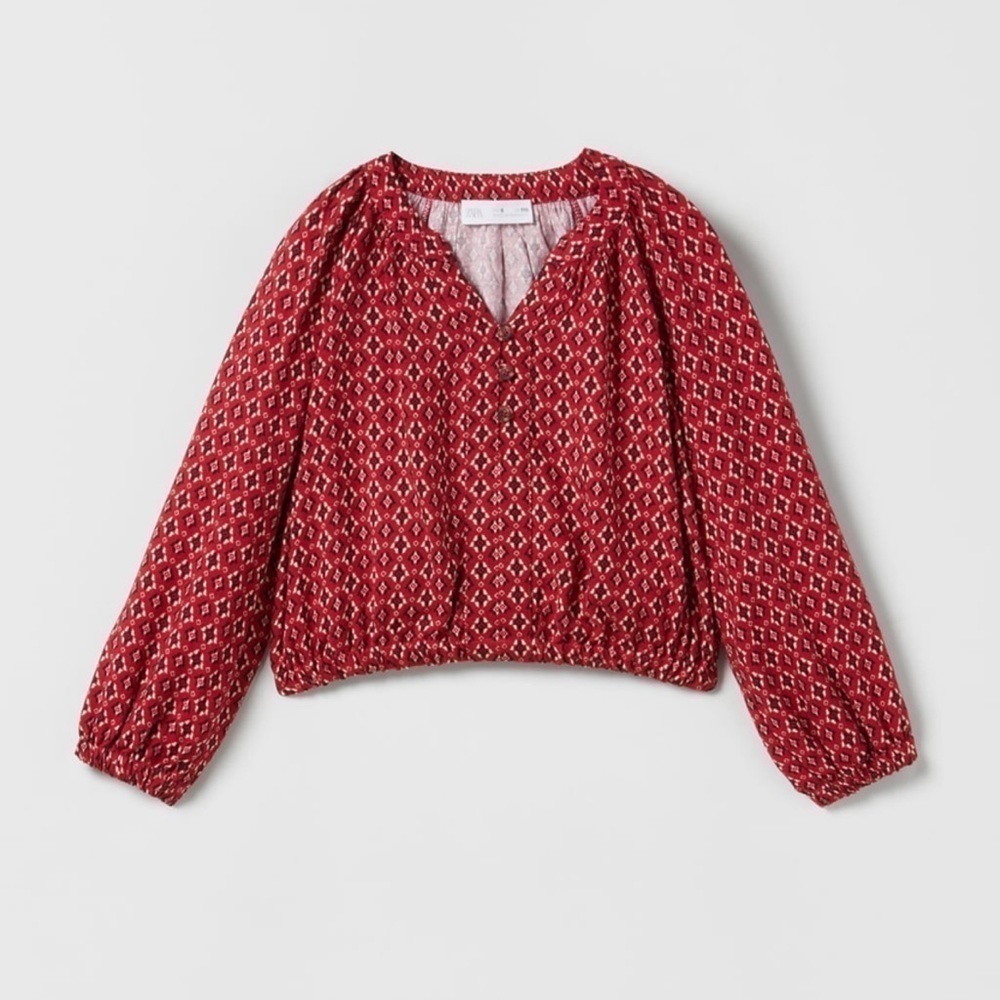 Zara Printed Blouse